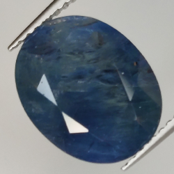 6.90ct Tanzanite taglio ovale 12.7x10.2mm