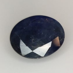 8.58ct Zafiro Azul talla oval 13.0x10.7mm