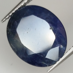 8.58ct Blauer Saphir Ovalschliff 13.0x10.7mm