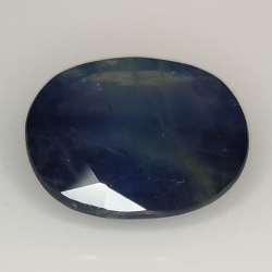 5.46ct Zaffiro blu taglio ovale 12.2x9.8mm