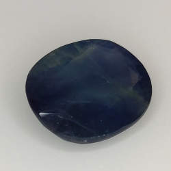 5.46ct Blauer Saphir Ovalschliff 12.2x9.8mm