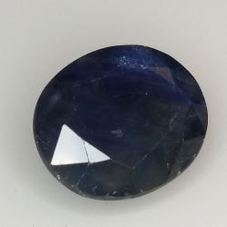 8.42ct Blauer Saphir Ovalschliff 12.9x10.4mm