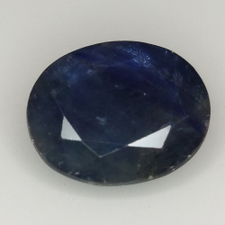 8.42ct Blauer Saphir Ovalschliff 12.9x10.4mm