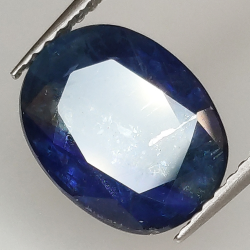 4.74ct Blauer Saphir Ovalschliff 11.2x8.7mm