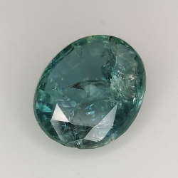 2.25ct Emeraude coupe ovale 9.8x7.9mm