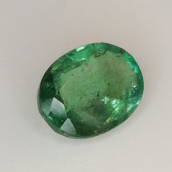 1.20ct Smaragd Ovalschliff 8.1x6.1mm