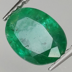 1.40ct Emerald oval cut 8.1x6.1mm