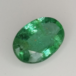 1.28ct Smeraldo taglio ovale 8.7x6.0mm