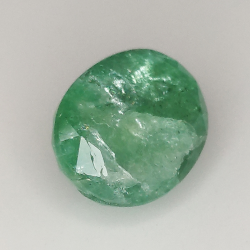 2.75ct Smaragd Ovalschliff 9.9x7.6mm