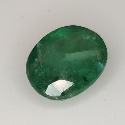 2.33ct Smeraldo taglio ovale 9.6x7.2mm