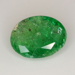 2.08ct Emerald oval cut 10.4x8.1mm