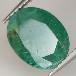 2.38ct Emerald oval cut 10.2x8.0mm