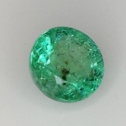 1.62ct Emerald round cut 7.3x7.2mm