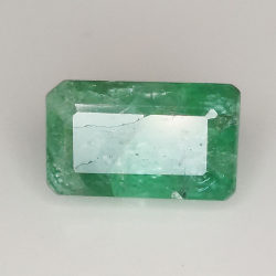 3.06ct Smaragd Smaragdschliff 9.9x6.1mm