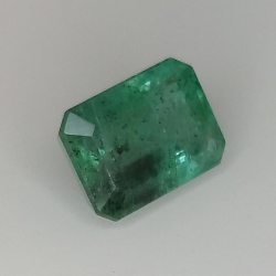 1.76ct Smeraldo taglio smeraldo 8.1x5.9mm