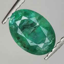 0.98ct Smeraldo taglio ovale 7.1x5.1mm