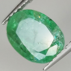 1.81ct Emerald oval cut 9.0x6.9mm