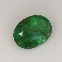 1.64ct Emerald oval cut 9.1x6.4mm