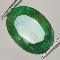 1.64ct Emerald oval cut 9.1x6.4mm