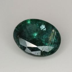 2.49ct Smaragd Ovalschliff 9.6x7.8mm