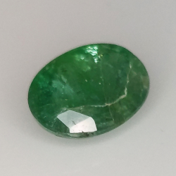 1.78ct Smaragd Ovalschliff 9.6x7.0mm