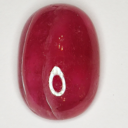 11.95ct Ruby cabochon oval 16.0x10.9mm