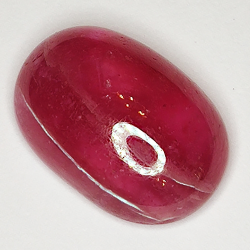 11.95ct Rubin cabochon oval 16.0x10.9mm