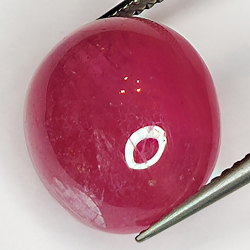 16.26ct Rubin cabochon oval 14.6x13.1mm