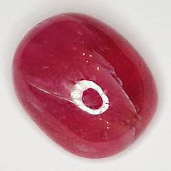 10.93ct Rubis cabochon coussin 13.7x11.0mm