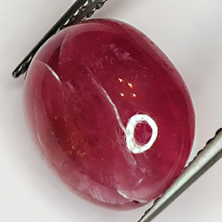 8.67ct Rubin cabochon oval 12.9x10.0mm