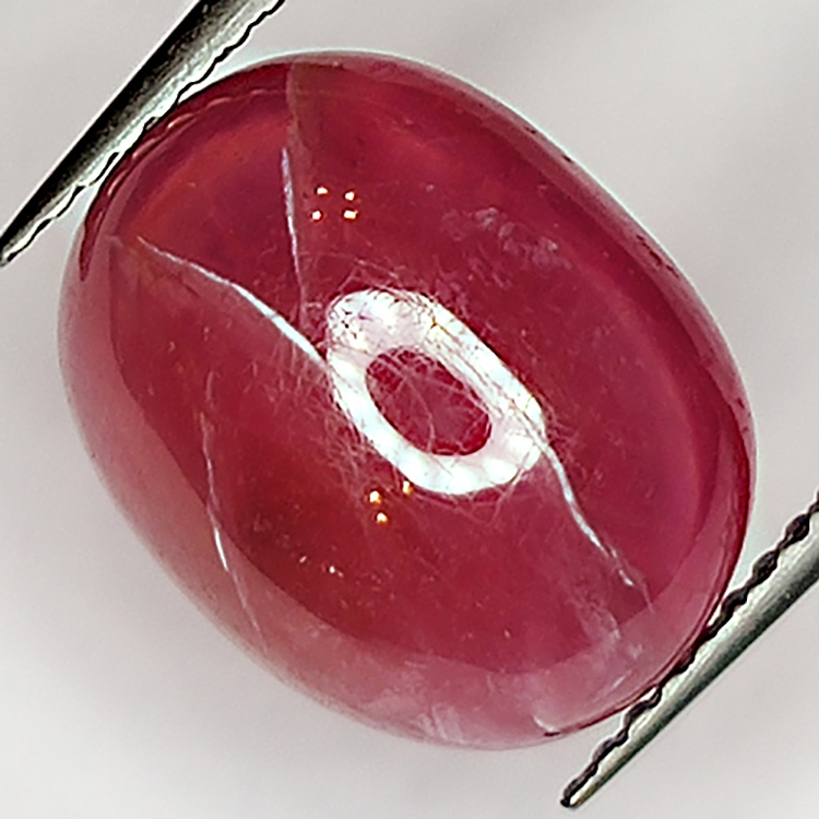 8.67ct Ruby cabochon oval 12.9x10.0mm