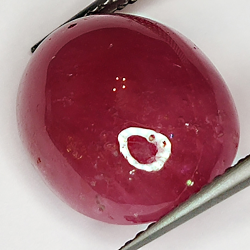 16.14ct Ruby cabochon oval 14.8x12.1mm