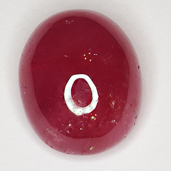 16.14ct Ruby cabochon oval 14.8x12.1mm