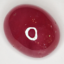 16.14ct Rubin cabochon oval 14.8x12.1mm