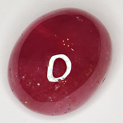 16.14ct Rubin cabochon oval 14.8x12.1mm