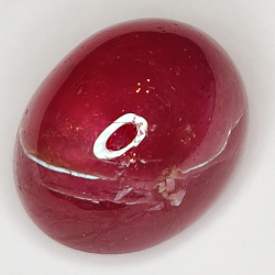 24.76ct Ruby cabochon oval 16.0x12.8mm