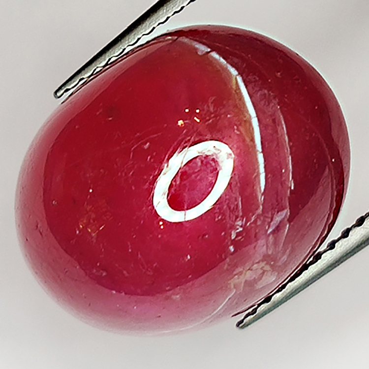 24.76ct Ruby cabochon oval 16.0x12.8mm