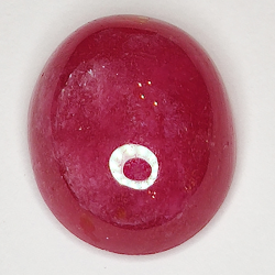 15.21ct Rubin cabochon oval 15.8x12.9mm