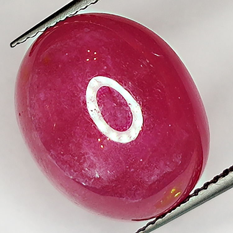 15.21ct Ruby cabochon oval 15.8x12.9mm