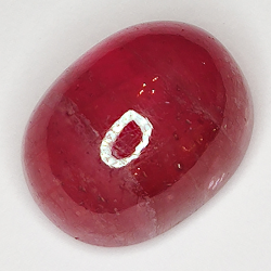 17.85ct Rubin cabochon oval 16.3x13.7mm