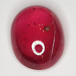 10.66ct Rubino cabochon ovale 13.7x11.0mm