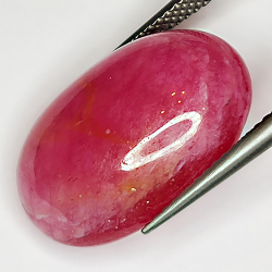 21.50ct Ruby cabochon oval 19.4x13.3mm