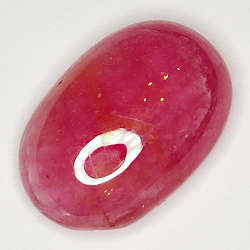 21.50ct Ruby cabochon oval 19.4x13.3mm