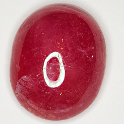 16.48ct Rubin cabochon oval 16.7x13.3mm