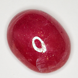 16.48ct Rubin cabochon oval 16.7x13.3mm