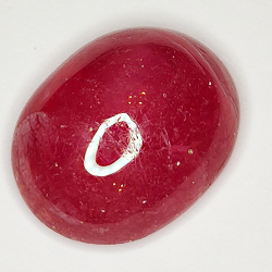 16.48ct Rubí cabujón oval 16.7x13.3mm