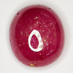 11.36ct Ruby cabochon oval 13.3x11.5mm