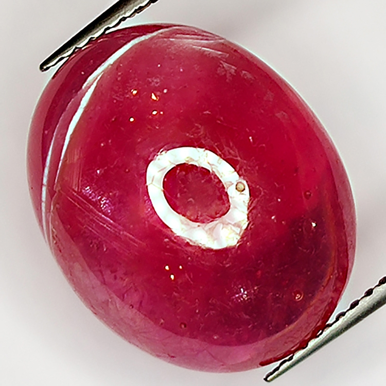 15.71ct Ruby cabochon oval 17.2x13.8mm