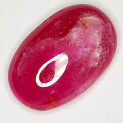 11.40ct Ruby cabochon oval 16.9x11.0mm