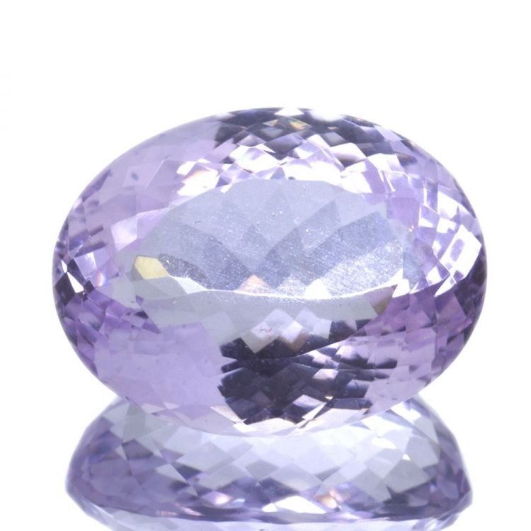 34,07 ct französischer rosa Amethyst im Ovalschliff, 23,75 x 18,06 mm